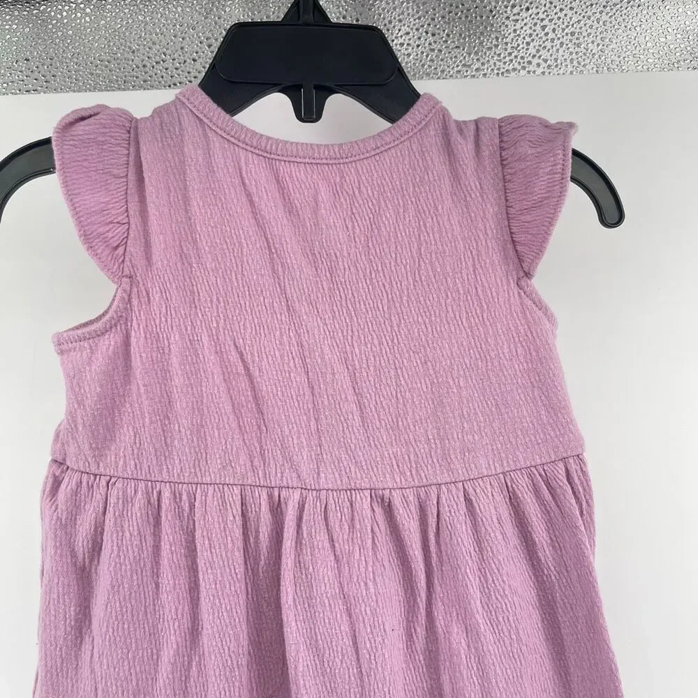 Baby Girl Lavender Gauze Ruffle Romper Jumpsuit 12M Carter’s One Piece